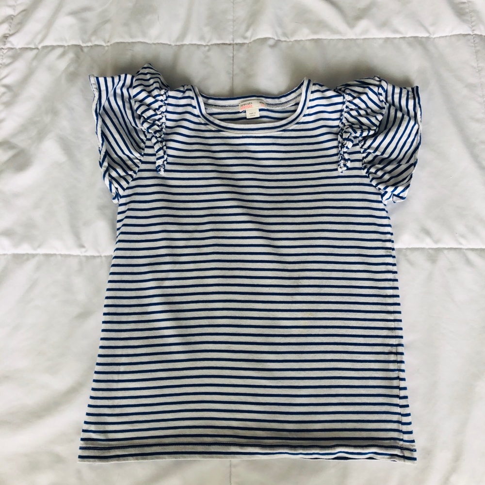 Crewcuts by JCrew  girls ruffle sleeve t-shirt